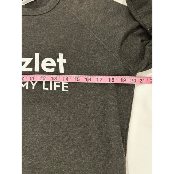 Quizlet Saved My Life graphic sweatshirt. Medium. Measurements in photos. - Picture 6 of 6